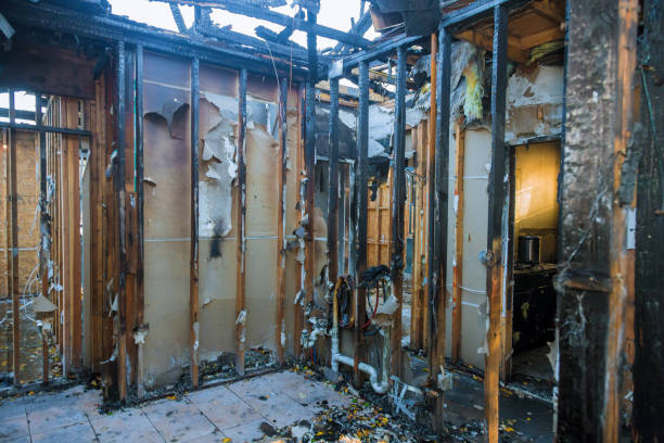 Professional Emergency Fire Cleanup technician working in Centerville, UT